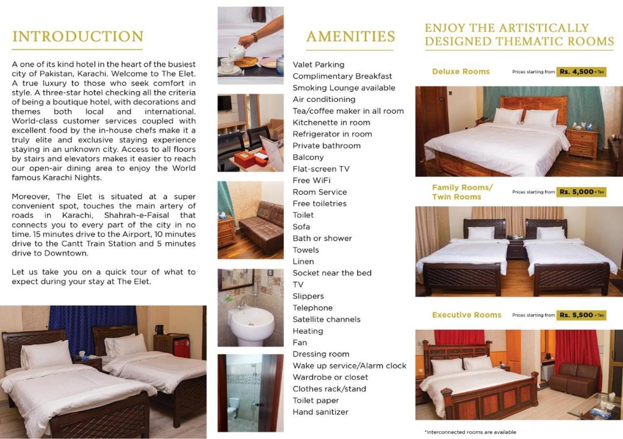 Elet Business Hotel Карачи Экстерьер фото